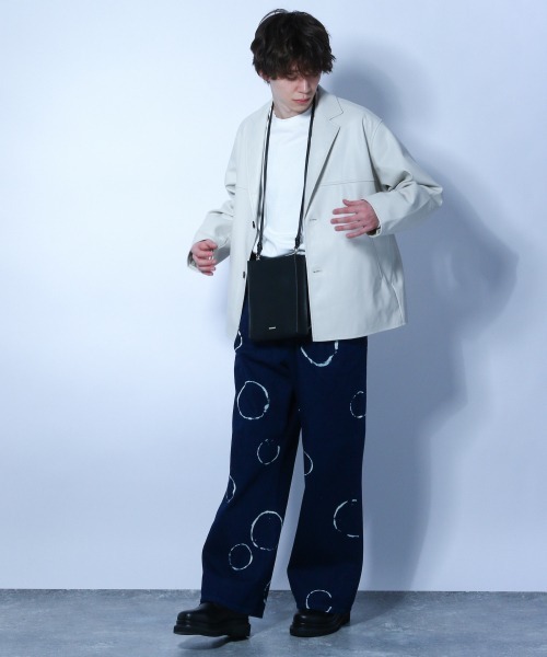 HARE（ハレ）の「サークルブリーチデニムパンツ(HARE)（デニム