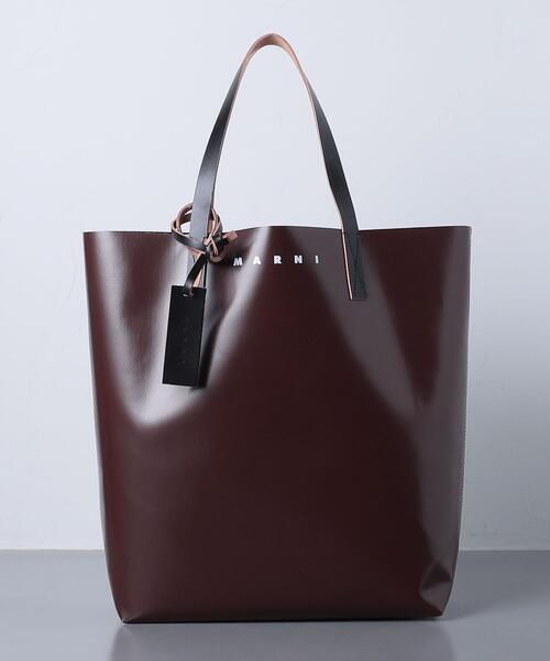 MARNI(マルニ)の「<MARNI(マルニ)> TRIBECATOTE NS1■■■(トートバッグ・メンズ・ナチュラル/ブラック/レッド/ダークブラウン・FREE)」の3枚目の写真