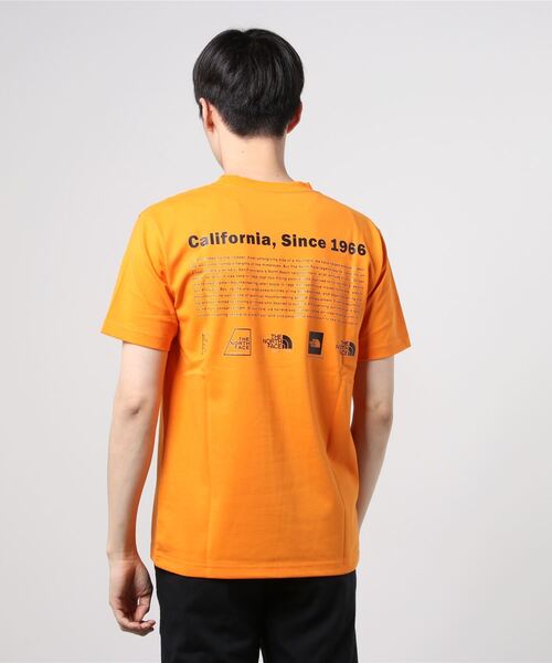 THE NORTH FACE（ザノースフェイス）の「THE NORTH FACE S/S HISTORICAL LOGO TEE / ザ・ノース・フェイス ショートスリーブ ヒストリカル ロゴ ティー（Tシャツ/カットソー・メンズ・オレンジ/オリーブ/ブラック/ホワイト・S/M/L/XL）」の8枚目の写真