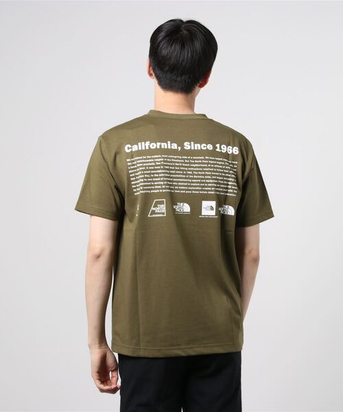 THE NORTH FACE（ザノースフェイス）の「THE NORTH FACE S/S HISTORICAL LOGO TEE / ザ・ノース・フェイス ショートスリーブ ヒストリカル ロゴ ティー（Tシャツ/カットソー・メンズ・オレンジ/オリーブ/ブラック/ホワイト・S/M/L/XL）」の9枚目の写真