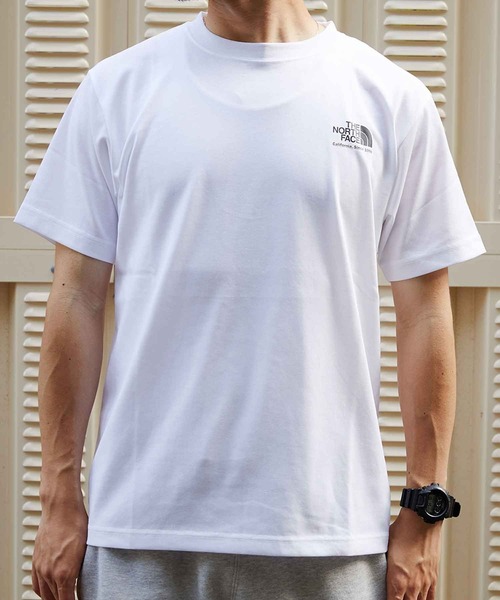 THE NORTH FACE（ザノースフェイス）の「THE NORTH FACE S/S HISTORICAL LOGO TEE / ザ・ノース・フェイス ショートスリーブ ヒストリカル ロゴ ティー（Tシャツ/カットソー・メンズ・オレンジ/オリーブ/ブラック/ホワイト・S/M/L/XL）」の14枚目の写真