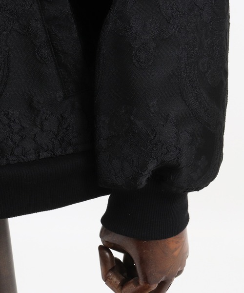 CAMBIO(カンビオ)の「mj7739-Gobelin Tapestry Monotone Rib Blouson ブルゾン(ブルゾン・メンズ・ブラック/ホワイト・S/M/L)」の21枚目の写真