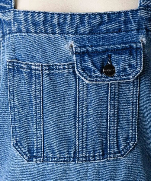 LA BELLE ETUDE（ラベルエチュード）の「【Belle vintage】チュールドッキングデニムサロペ（ジャンパースカート・レディース・ホワイト/ブラック/ブルー・1/0）」の18枚目の写真