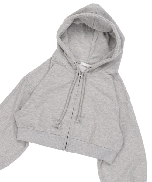 SPINNS（スピンズ）の「ショート丈ジップパーカー（パーカー）」 - WEAR