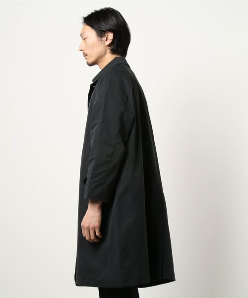 PLUS ONE（プラスワン）の「【PLUS ONE】ステンカラーコート（ステンカラーコート・メンズ・ブラック/ベージュ・M/L）」の3枚目の写真
