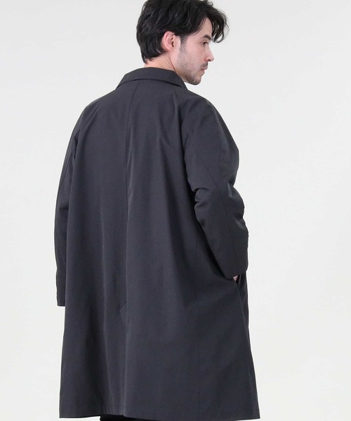 PLUS ONE（プラスワン）の「【PLUS ONE】ステンカラーコート（ステンカラーコート・メンズ・ブラック/ベージュ・M/L）」の7枚目の写真