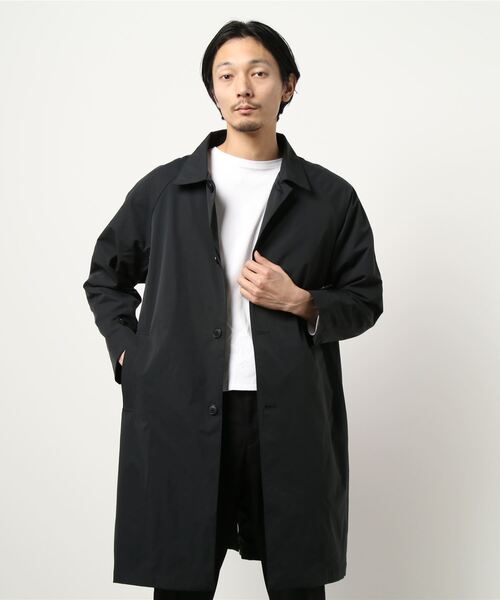PLUS ONE（プラスワン）の「【PLUS ONE】ステンカラーコート（ステンカラーコート・メンズ・ブラック/ベージュ・M/L）」の11枚目の写真
