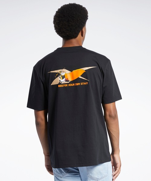Reebok(リーボック)の「カンフー・パンダ Tシャツ / Kung Fu Panda T-Shirt(Tシャツ/カットソー・メンズ・ホワイト/ブラック・SMALL/MEDIUM/X-LARGE/XX-LARGE/X-SMALL/XXX-LARGE/LARGE)」の2枚目の写真