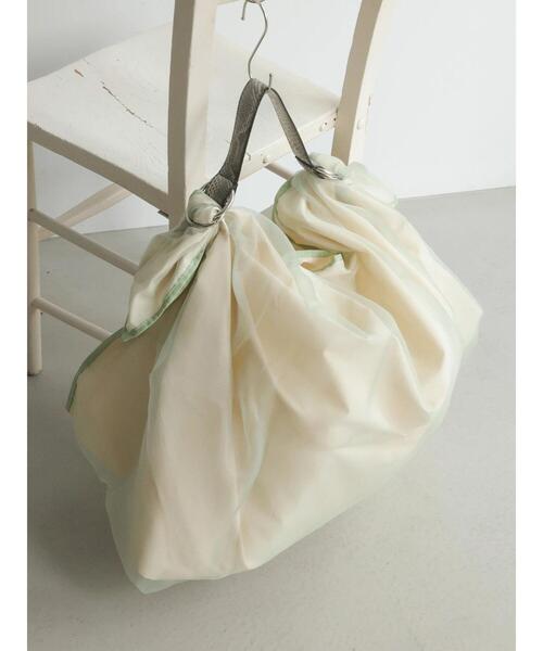 AMERICAN HOLIC（アメリカンホリック）の「チュールトートバッグ（トートバッグ・レディース・ダークブラウン/キャメル/ミント・FREE）」の9枚目の写真