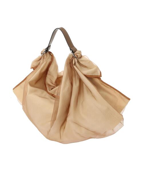 AMERICAN HOLIC（アメリカンホリック）の「チュールトートバッグ（トートバッグ・レディース・ダークブラウン/キャメル/ミント・FREE）」の10枚目の写真