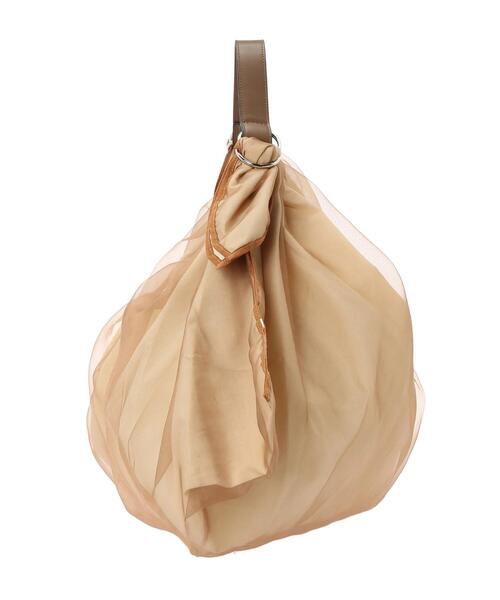 AMERICAN HOLIC（アメリカンホリック）の「チュールトートバッグ（トートバッグ・レディース・ダークブラウン/キャメル/ミント・FREE）」の11枚目の写真