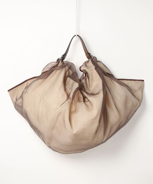 AMERICAN HOLIC（アメリカンホリック）の「チュールトートバッグ（トートバッグ・レディース・ダークブラウン/キャメル/ミント・FREE）」の15枚目の写真