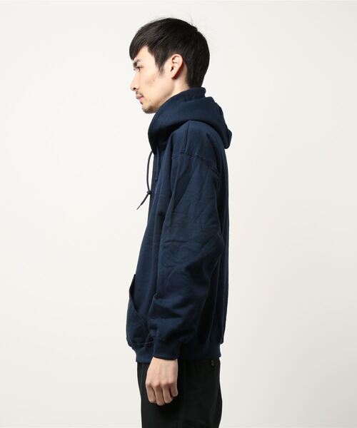 THE MORNING AFTER（ザ モーニング アフター）の「BEAR 刺繍 プルパーカー（パーカー・メンズ・カーキ/ネイビー/ブラック/グレー/ホワイト・LARGE/XX-LARGE/X-LARGE/MEDIUM）」の6枚目の写真