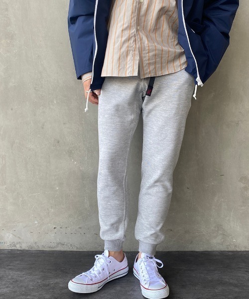Gramicci（グラミチ）の「[GRAMICCI/グラミチ] クールマックスニットナローリブパンツ（その他パンツ・メンズ・ブラック/ヘザーグレー/チャコール・S/M/L）」の2枚目の写真