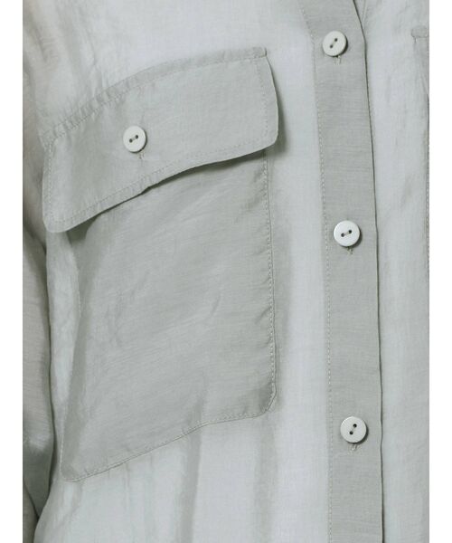 LAGUNAMOON（ラグナムーン）の「オーバーシアーシャツ（シャツ/ブラウス・レディース・ミント/キャメル/ライトグレー・FREE）」の13枚目の写真