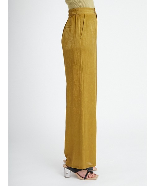 FRAY I.D（フレイアイディー）の「シアージャカードパンツ（その他パンツ・レディース・ブルー/グレー/イエロー・0/1）」の4枚目の写真