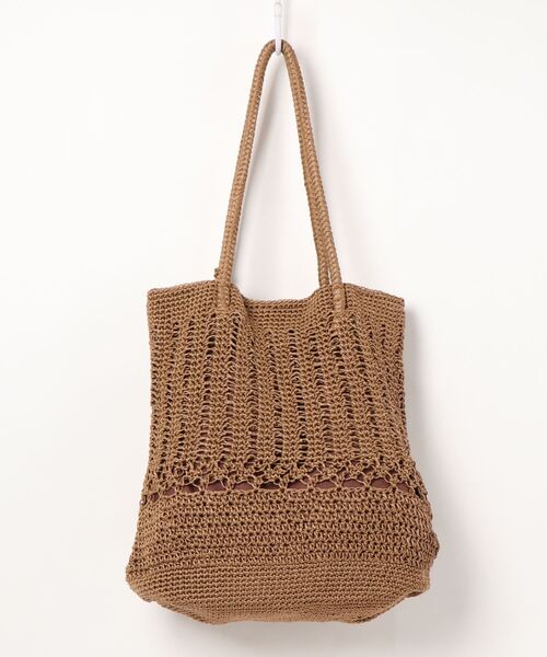 y/m by misato（イムバイミサト）の「コード編みBAG（かごバッグ・レディース・ベージュ/ブラウン・FREE）」の17枚目の写真