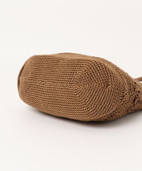 y/m by misato（イムバイミサト）の「コード編みBAG（かごバッグ・レディース・ベージュ/ブラウン・FREE）」の4枚目の写真