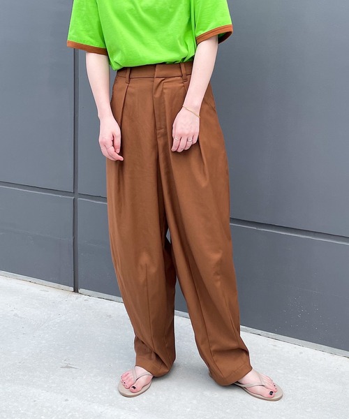 nimiru(ニミル)の「きれいめワイドパンツ(その他パンツ・レディース・ブラック/ブラウン/グレー・M/L)」の3枚目の写真