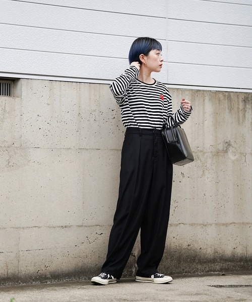 nimiru(ニミル)の「きれいめワイドパンツ(その他パンツ・レディース・ブラック/ブラウン/グレー・M/L)」の14枚目の写真