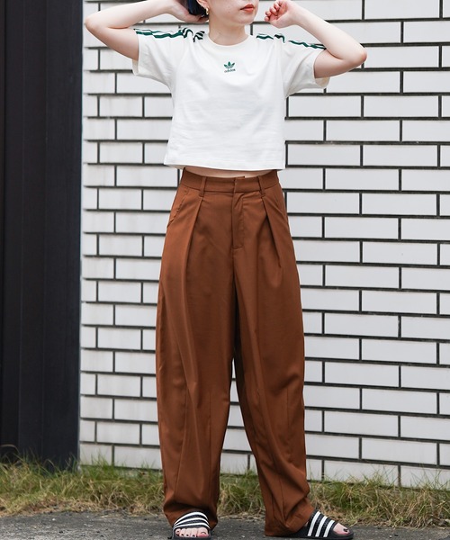 nimiru(ニミル)の「きれいめワイドパンツ(その他パンツ・レディース・ブラック/ブラウン/グレー・M/L)」の15枚目の写真