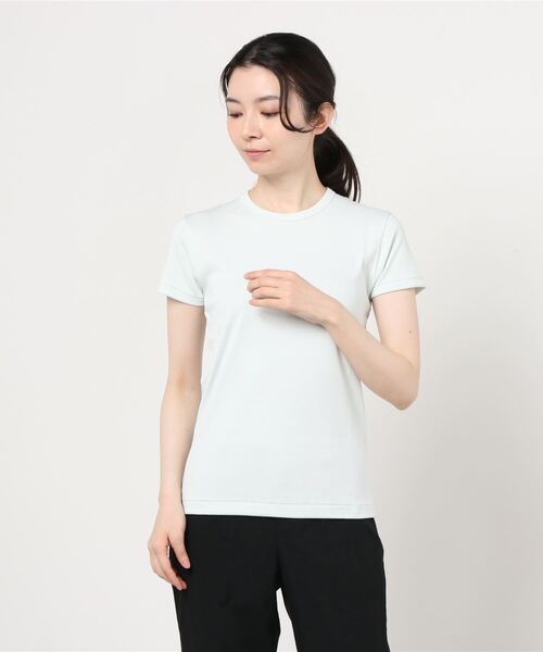 YOUNG&OLSEN The DRYGOODS STORE(ヤングアンドオルセン)の「【YOUNG & OLSEN The DRYGOODS STORE】/SUVIN FRENCH RIB SS TEE(Tシャツ/カットソー・レディース・ホワイト/ブルー/グリーン/ピンク系その他・1/2)」の3枚目の写真