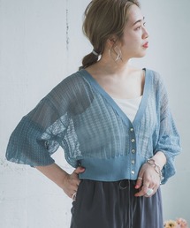 ITEMS URBANRESEARCH | 柄編みショートカーディガン(カーディガン/ボレロ)
