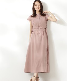 N.（N. Natural Beauty Basic） | 【S Size Line】◆コットンローン前掛け風ワンピース(ワンピース)
