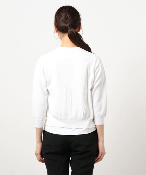 MEW'S REFINED CLOTHES（ミューズリファインドクローズ）の「ウォッシャブル定番カーディガン（カーディガン/ボレロ・レディース・ホワイト/ブラック/キャメル/ブルー系その他/オレンジ系その他・MEDIUM/LARGE）」の7枚目の写真