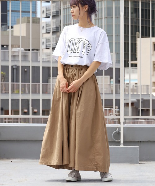 made in standard （メイドインスタンダード）の「MADE IN STANDARD/メイドインスタンダード TOKYO カレッジロゴTシャツ（Tシャツ/カットソー・メンズ・ベージュ/ブラック/グレー/ホワイト・M/L/XL）」の18枚目の写真