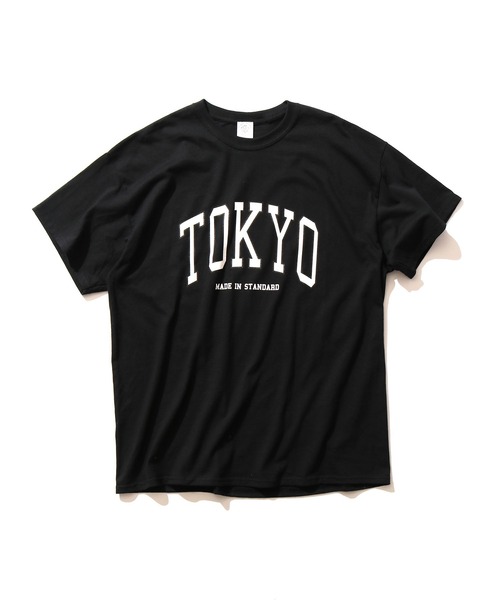 made in standard （メイドインスタンダード）の「MADE IN STANDARD/メイドインスタンダード TOKYO カレッジロゴTシャツ（Tシャツ/カットソー・メンズ・ベージュ/ブラック/グレー/ホワイト・M/L/XL）」の13枚目の写真