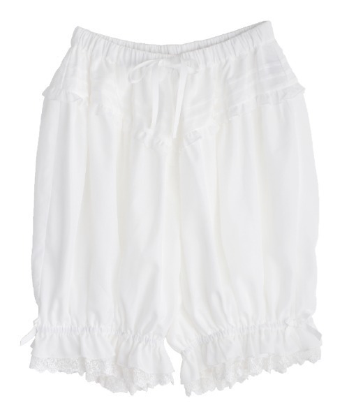 axes femme（アクシーズファム）の「クラシックドロワーズ（その他パンツ・レディース・ブラック/キナリ・MEDIUM）」の2枚目の写真