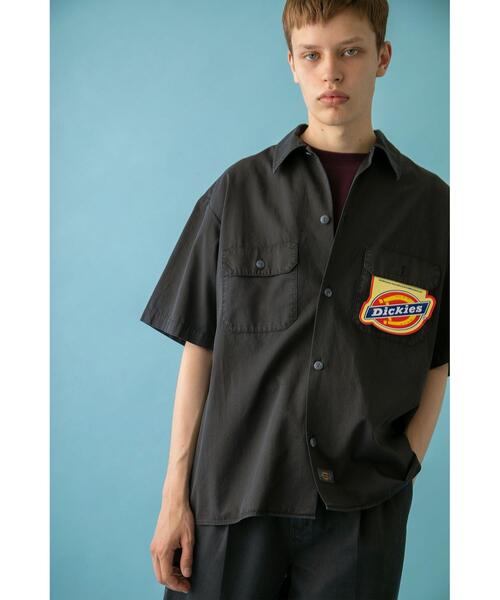 Dickies（ディッキーズ）の「＜Dickies × monkey time＞ SLF/DY WORK SHIRT/ワークシャツ（シャツ/ブラウス・メンズ・ブラック/パープル/ターコイズブルー・SMALL/MEDIUM/LARGE）」の9枚目の写真