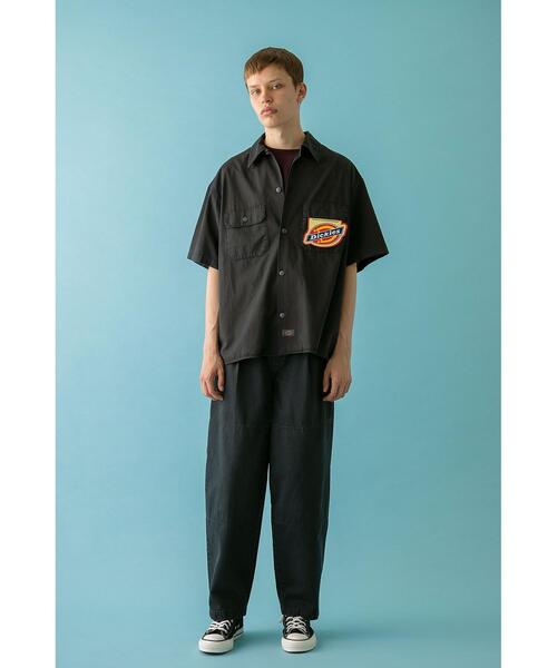 Dickies（ディッキーズ）の「＜Dickies × monkey time＞ SLF/DY WORK SHIRT/ワークシャツ（シャツ/ブラウス・メンズ・ブラック/パープル/ターコイズブルー・SMALL/MEDIUM/LARGE）」の8枚目の写真
