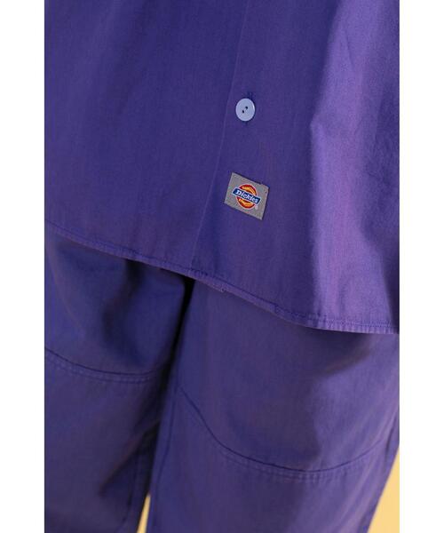 Dickies（ディッキーズ）の「＜Dickies × monkey time＞ SLF/DY WORK SHIRT/ワークシャツ（シャツ/ブラウス・メンズ・ブラック/パープル/ターコイズブルー・SMALL/MEDIUM/LARGE）」の10枚目の写真