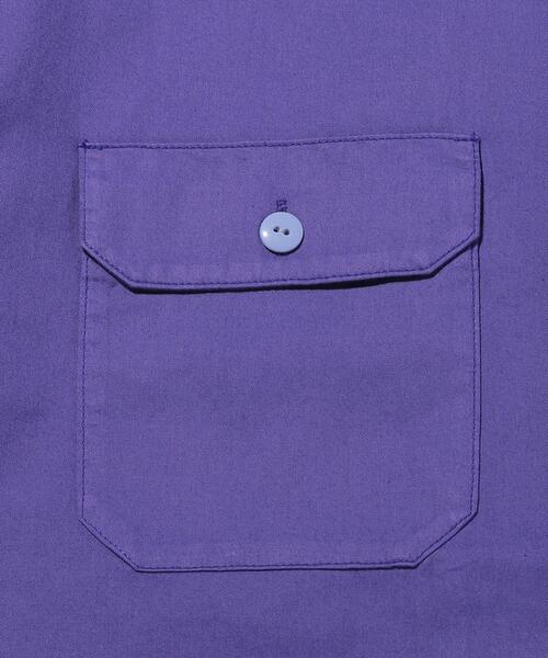 Dickies（ディッキーズ）の「＜Dickies × monkey time＞ SLF/DY WORK SHIRT/ワークシャツ（シャツ/ブラウス・メンズ・ブラック/パープル/ターコイズブルー・SMALL/MEDIUM/LARGE）」の20枚目の写真