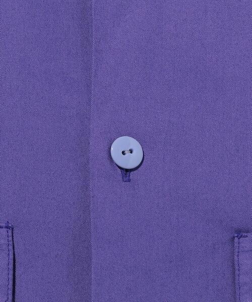 Dickies（ディッキーズ）の「＜Dickies × monkey time＞ SLF/DY WORK SHIRT/ワークシャツ（シャツ/ブラウス・メンズ・ブラック/パープル/ターコイズブルー・SMALL/MEDIUM/LARGE）」の22枚目の写真