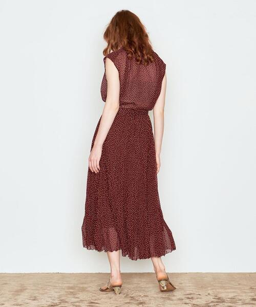 AEWEN MATOPH(イウエン マトフ)の「<AEWEN MATOPH(イウエン マトフ)>ドット プリーツスカート†(スカート・レディース・ブラック/ブラウン・36/38)」の7枚目の写真