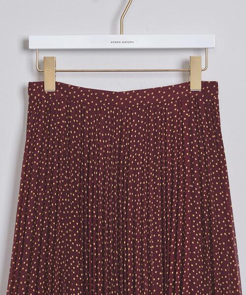 AEWEN MATOPH(イウエン マトフ)の「<AEWEN MATOPH(イウエン マトフ)>ドット プリーツスカート†(スカート・レディース・ブラック/ブラウン・36/38)」の13枚目の写真