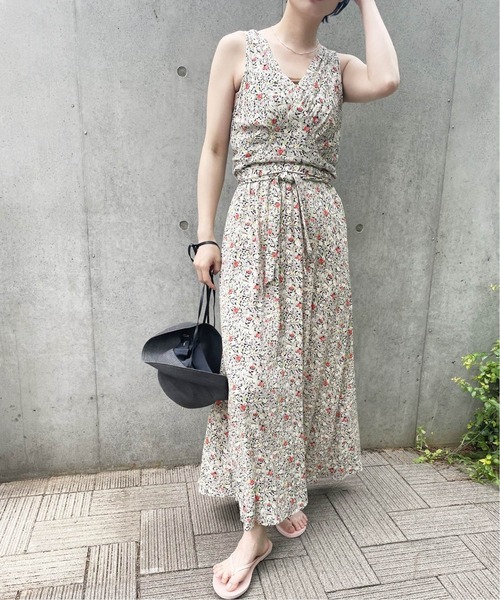 エディットフォールル　マルチフラワーマキシドレス　ロングワンピース エディットフォールルマルチフラワーマキシドレスフラワードレス