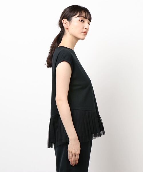 ライチ（ライチ）の「vingtrois/252-24230（その他トップス・レディース・ブラック/オフホワイト・FREE）」の9枚目の写真