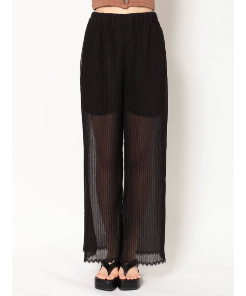 EVRIS（エヴリス）の「プリーツイージーワイドパンツ（その他パンツ・レディース・ブラック/ブラウン/グリーン・FREE）」の17枚目の写真