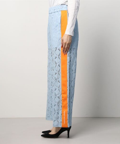24karats(トゥウェンティーフォーカラッツ)の「Side Line Lace Pants(その他パンツ・レディース・サックスブルー・S/M)」の4枚目の写真