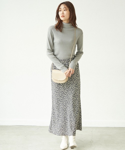 ROPE' PICNIC(ロペピクニック)の「【アンチピリング】リブタートルニットプルオーバー(ニット/セーター・レディース・ブラック/グレー/オフホワイト/ピンク系その他・38/40)」の16枚目の写真