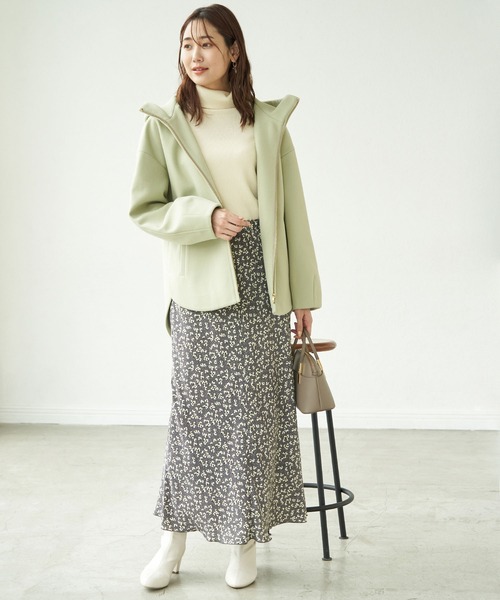 ROPE' PICNIC(ロペピクニック)の「【アンチピリング】リブタートルニットプルオーバー(ニット/セーター・レディース・ブラック/グレー/オフホワイト/ピンク系その他・38/40)」の18枚目の写真