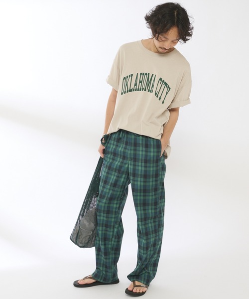 CIAOPANIC TYPY（チャオパニックティピー）の「【ZOZOTOWN限定】 OKLAHOMACITYカレッジロゴユニセックスTee（Tシャツ/カットソー・メンズ・ネイビー/ホワイト系その他/チャコールグレー/ベージュ系その他・L/M/XL）」の17枚目の写真