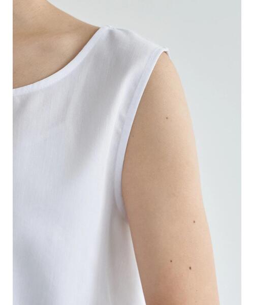 earth music&ecology（アースミュージックアンドエコロジー）の「SET2点スリットカットチュニック+スリーブレスチュニック ＊（チュニック・レディース・ミント/ブラック/ベージュ/オフホワイト・FREE）」の10枚目の写真