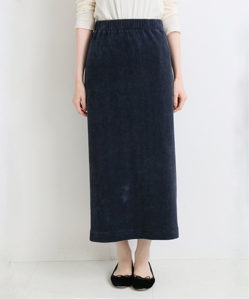 IENA（イエナ）の「コーデュロイジャージスカート◆（スカート・レディース・ネイビー/ブラック・34/40/38/36）」の11枚目の写真