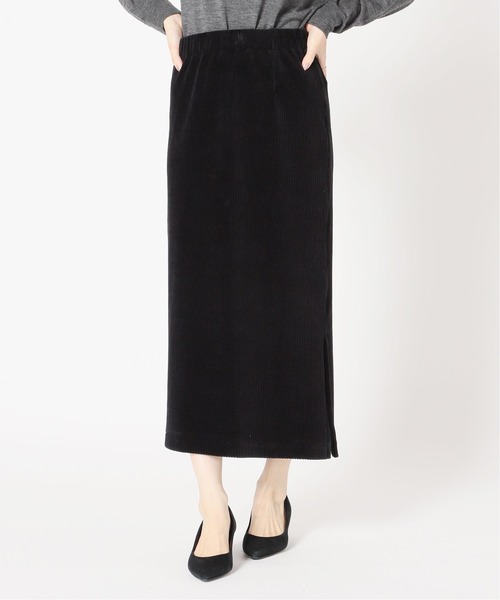 IENA（イエナ）の「コーデュロイジャージスカート◆（スカート・レディース・ネイビー/ブラック・34/40/38/36）」の6枚目の写真