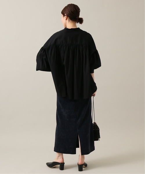 IENA（イエナ）の「コーデュロイジャージスカート◆（スカート・レディース・ネイビー/ブラック・34/40/38/36）」の10枚目の写真